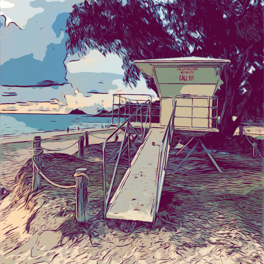 Makali'i Place--Lifeguard Stand